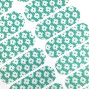 Jamberry Mint Bird’s Eye Nail Wraps, HE, Full